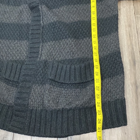 Vince Alpaca Wool Sweater cardigan gray open front - Picture 6 of 6